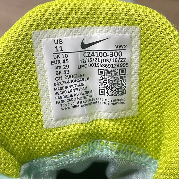 Nike Men’s Kyrie Flytrap V Ocean Cube/Deep Royal Blue  Shoes Cz4100-300, size 11 - Picture 3 of 11